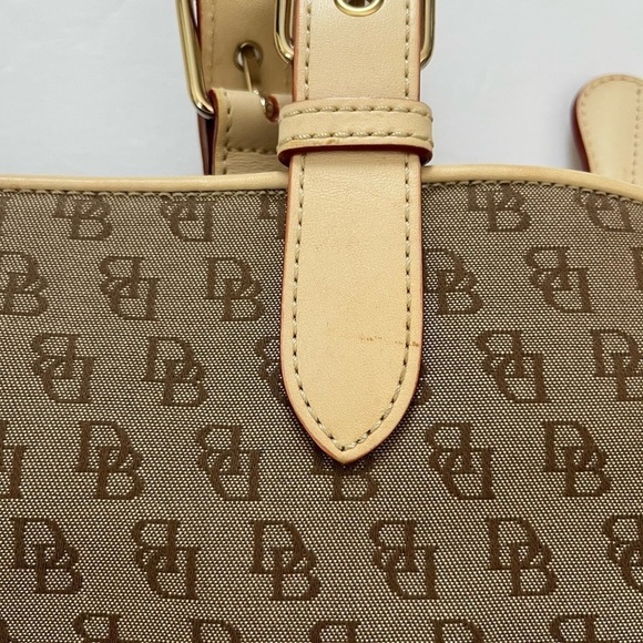 Dooney & Bourke Signature Satchel Shoulder Bag Brown - Picture 7 of 15